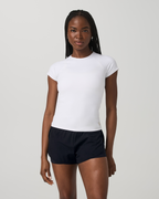 Vuori AllTheFeels™ Short Sleeve Essential Tee | White