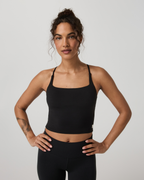 Vuori AllTheFeels™ Strappy Back Tank | Black