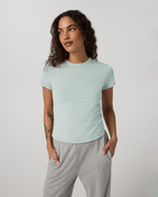 Short Sleeve Feather Classic Tee - Garment Dye | Storm Blue