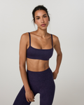 Elevation Square Neck Bra | Velvet Violet Heather