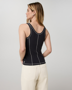 Pose Seams Tank | Black