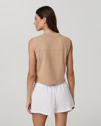 Heavyweight Cotton Easy Tank | Goldenrod