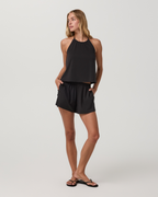 Villa Shoreline Halter Top | Black