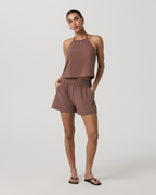 Villa Shoreline Halter Top | Sable