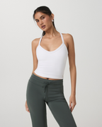 Vuori AllTheForm™ V Neck Tank | White