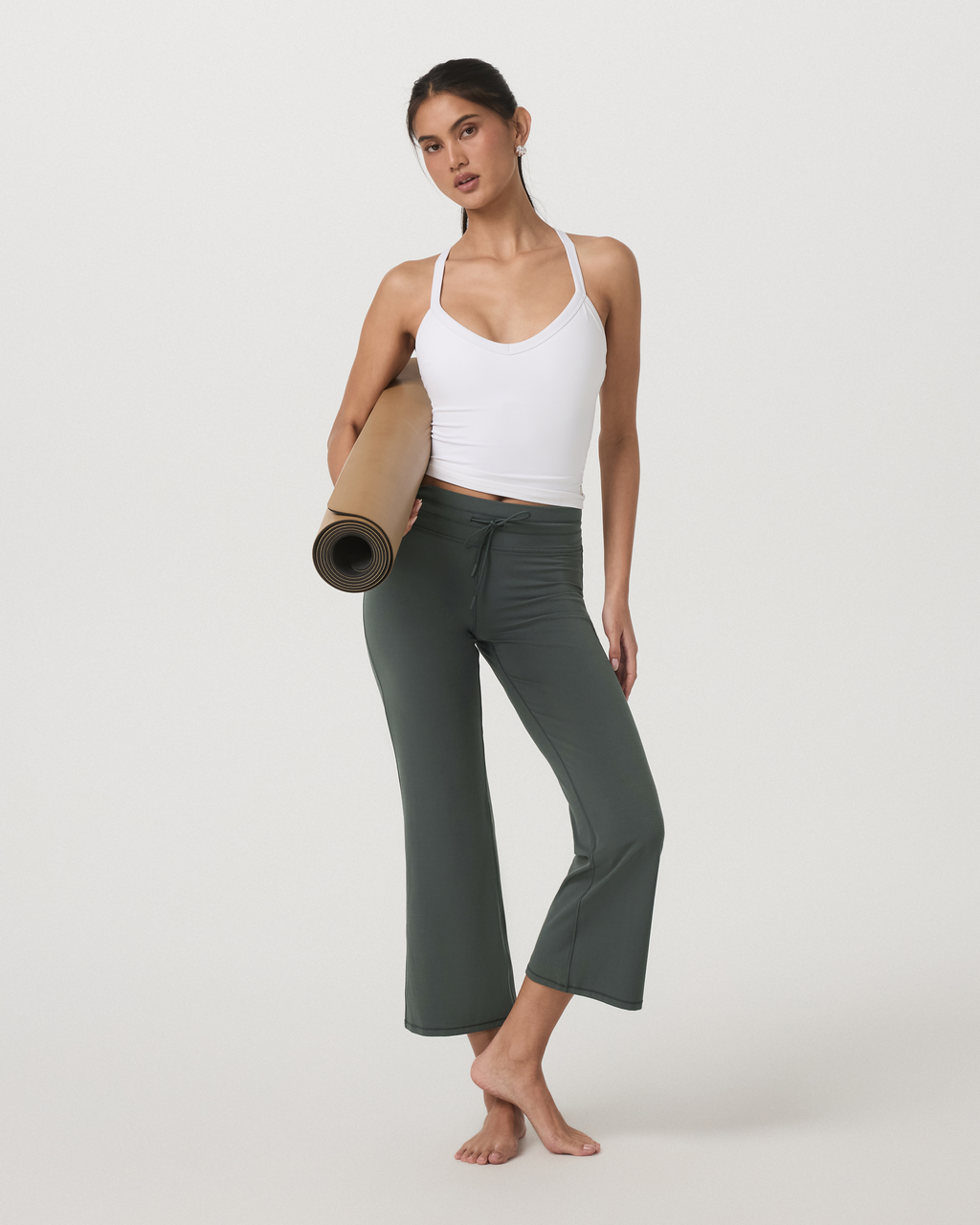 Vuori AllTheForm™ V Neck Tank | White