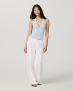 Everyday Cotton Stretch Plunge Halter | Atmosphere