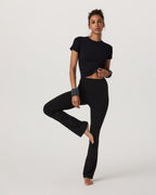 Pose Fitted Tee | Black