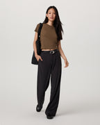 Pose Fitted Tee | Espresso
