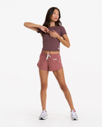 Pose Fitted Tee | Chestnut Heather