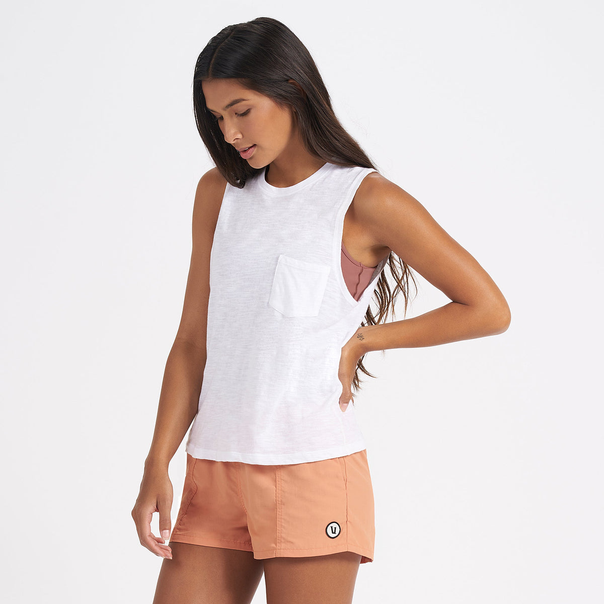 Sunset Tank | White