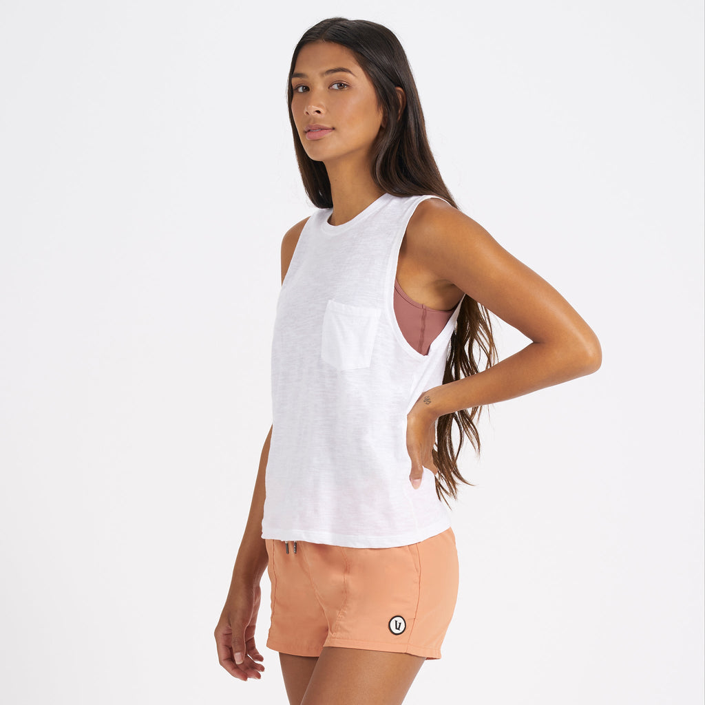 Sunset Tank | White