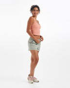 Rib Crop Tank | Light Cinnamon