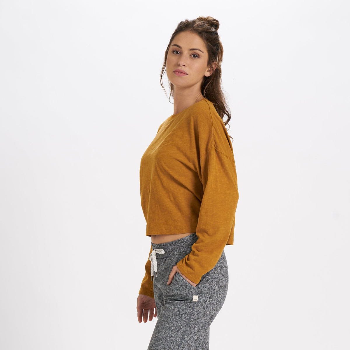 Long-Sleeve Sundown Tee | Dark Golden