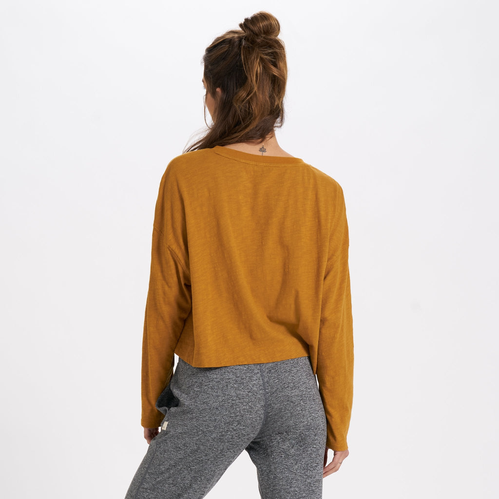 Long-Sleeve Sundown Tee | Dark Golden