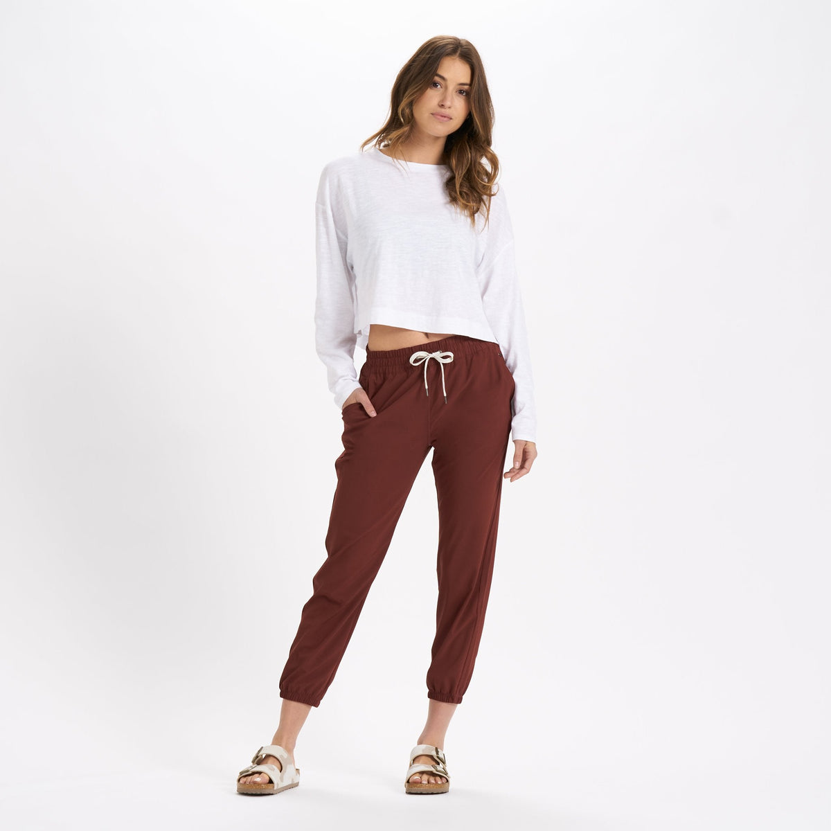 Long-Sleeve Sundown Tee | White