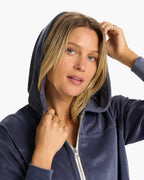 Haven Half Zip Hoodie | Azure