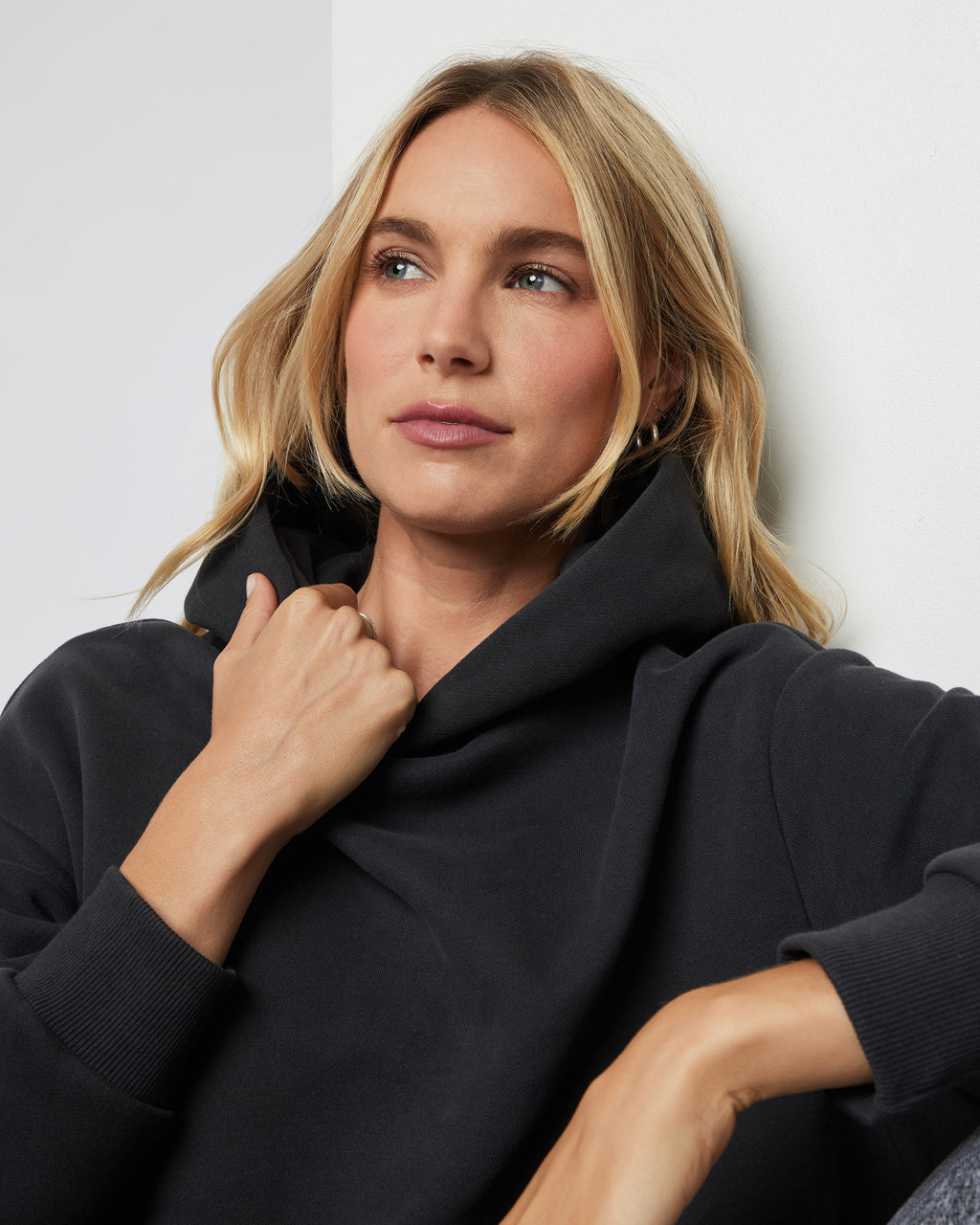 Restore Oversized Hoodie | Washed Black