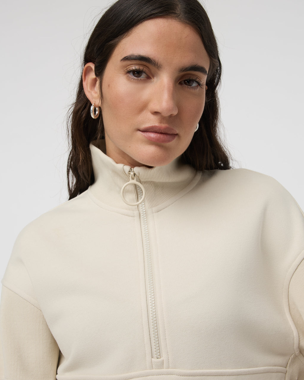 Sedona Rib Half Zip | Bone