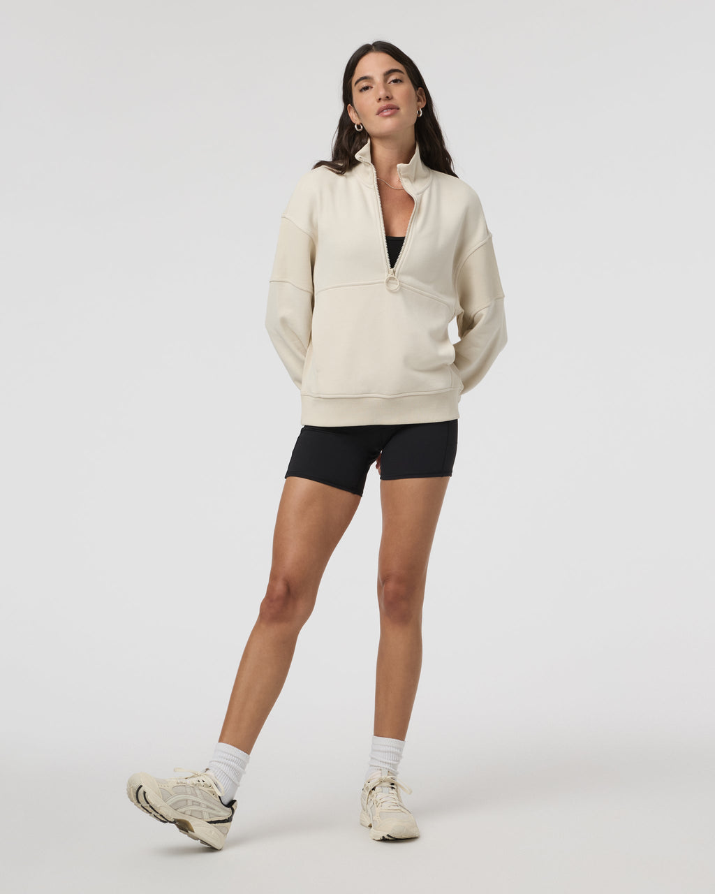 Sedona Rib Half Zip | Bone