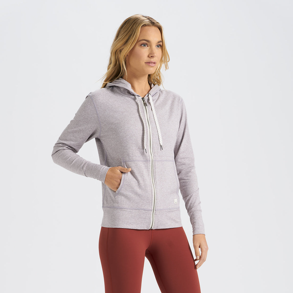 Halo Performance Hoodie | Clay Heather