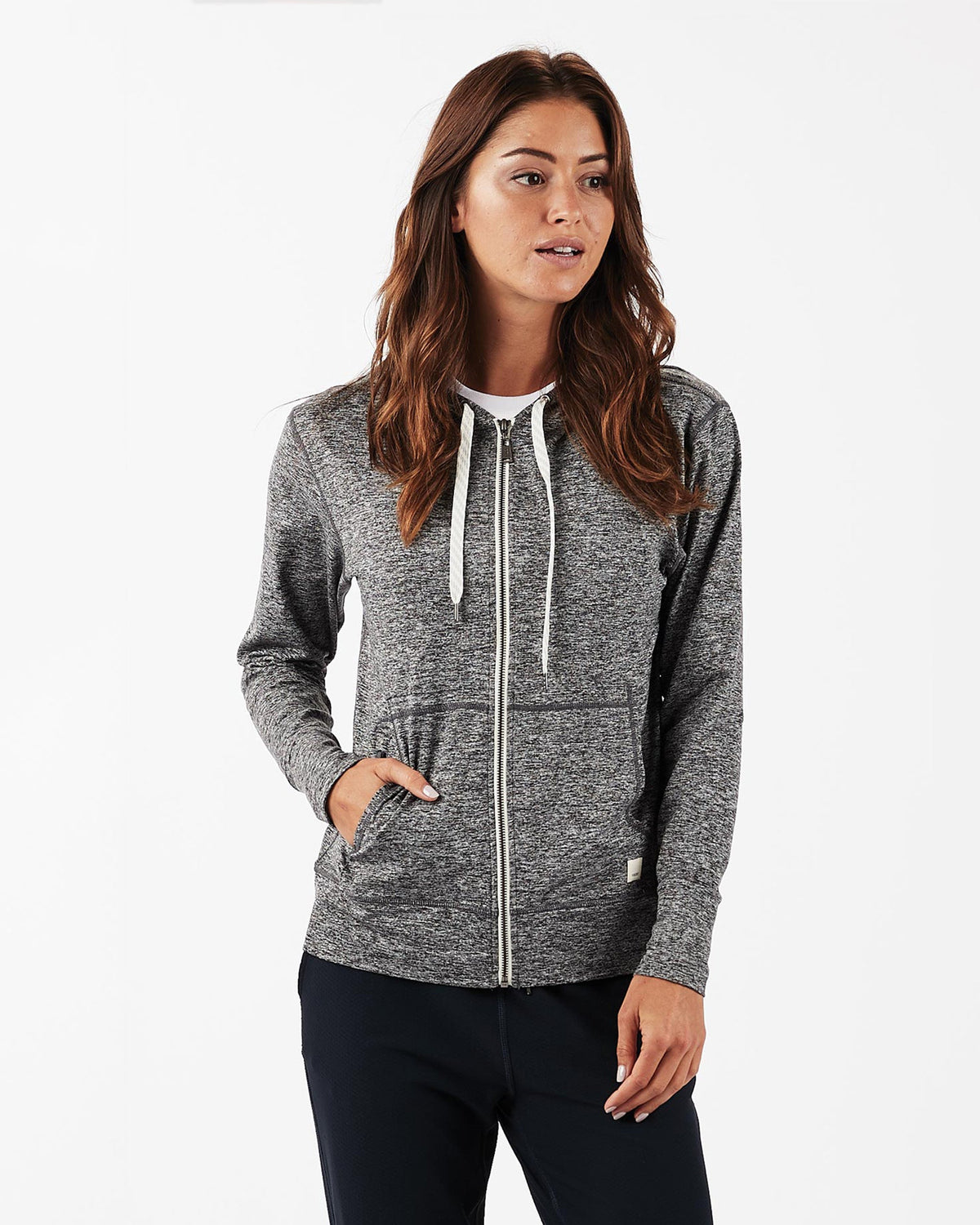 Halo Performance Hoodie | Heather Grey