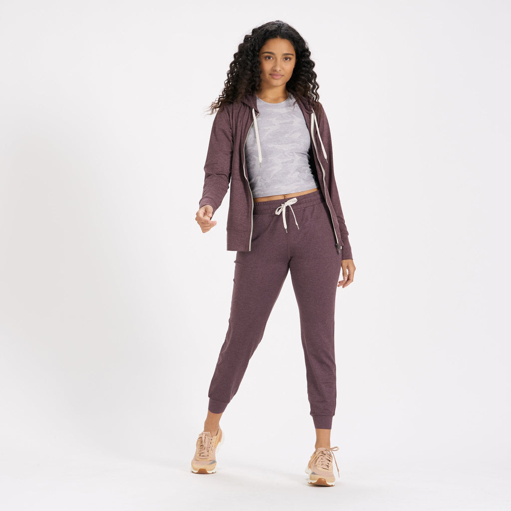 Halo Performance Hoodie | Smoked Plum Heather