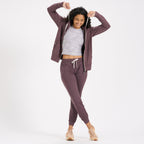 Halo Performance Hoodie | Smoked Plum Heather