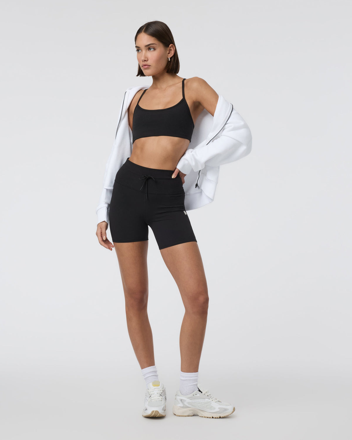 Restore Full Zip Hoodie | White