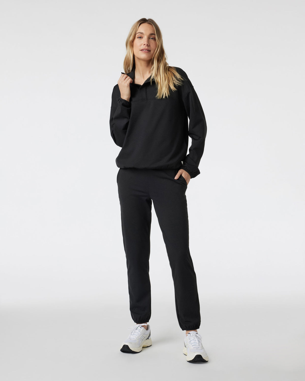 Granite Snap Mock | Black Heather