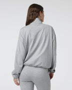 Granite Snap Mock | Light Heather Grey