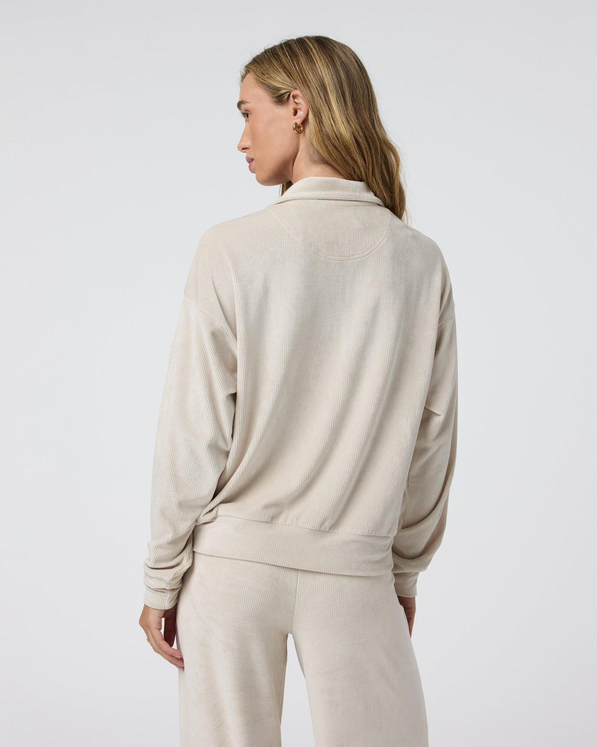 Haven Half Zip | Suede