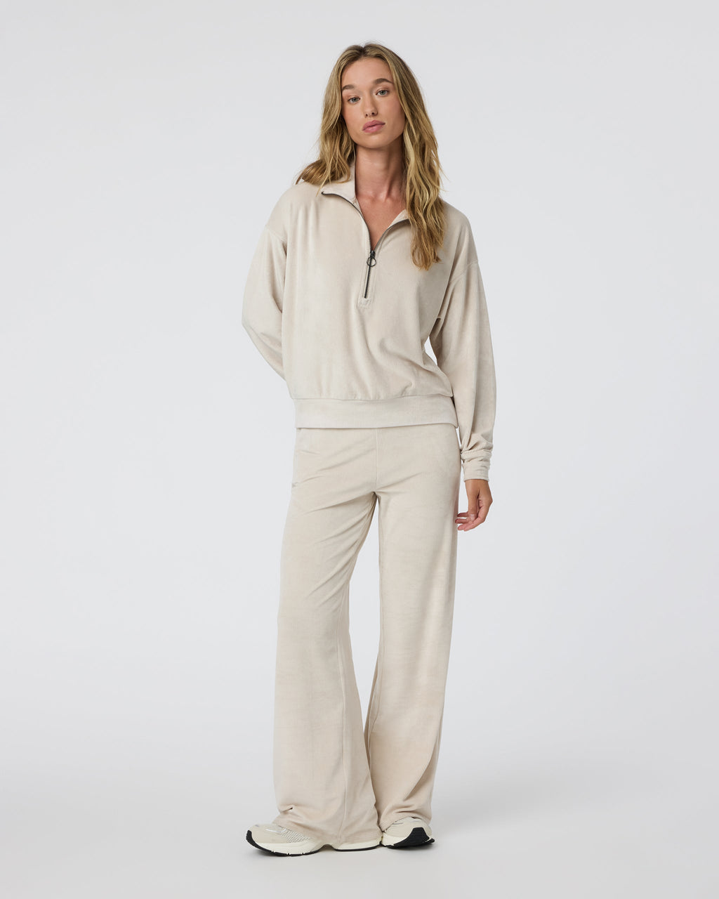Haven Half Zip | Suede