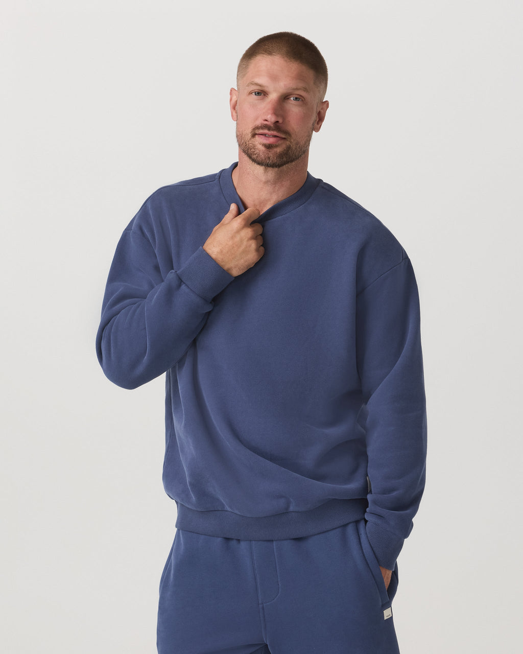 Restore Oversized Crew 2.0 | French Blue