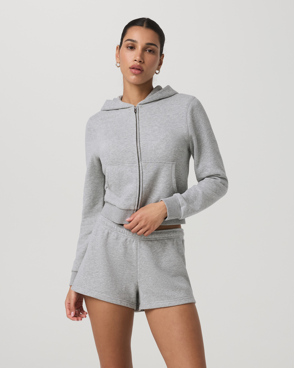Sedona Classic Full Zip | Light Heather Grey