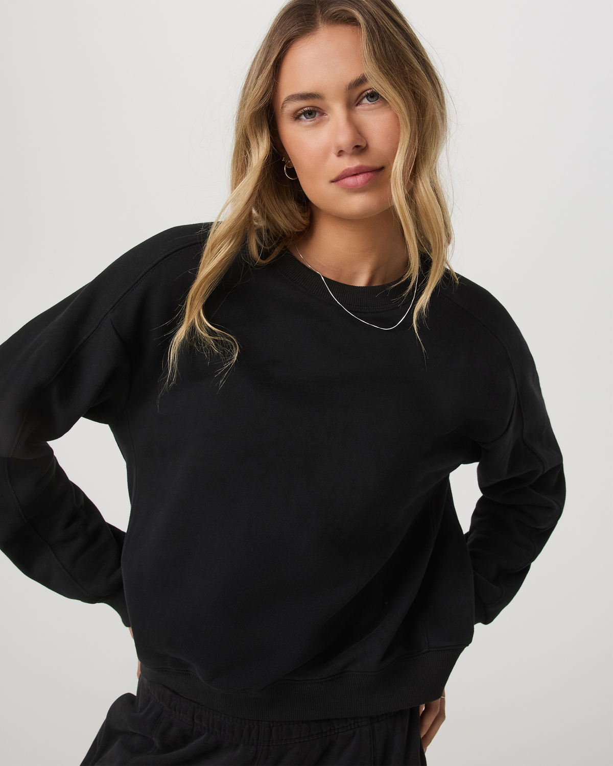 Sedona Seams Crew | Black