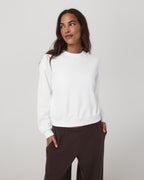 Sedona Seams Crew | White