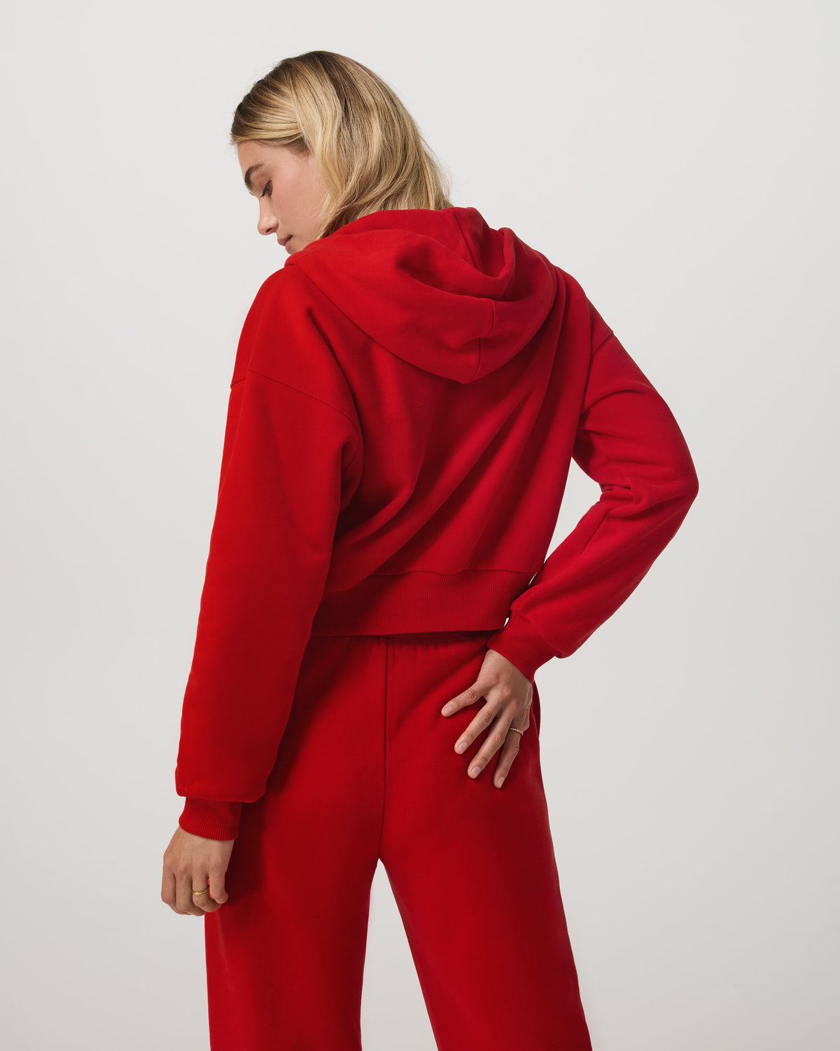 Restore Mini Full Zip Hoodie | Cherry