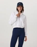Restore Mini Full Zip Hoodie | White