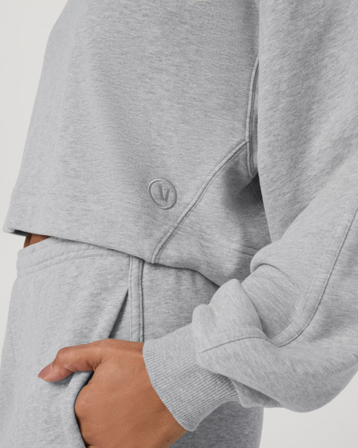 Sedona Pullover Hoodie | Light Heather Grey