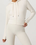 Compose Full Zip Hoodie | Marshmallow