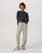 Alps Classic Crew Sweater | Charcoal