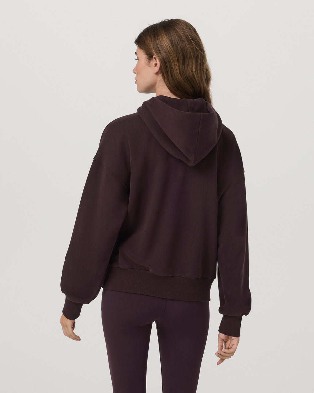 Restore Relaxed Half Zip Hoodie | Raisin