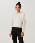 Halo Modern Crew | Ecru Heather