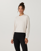 Halo Modern Crew | Ecru Heather