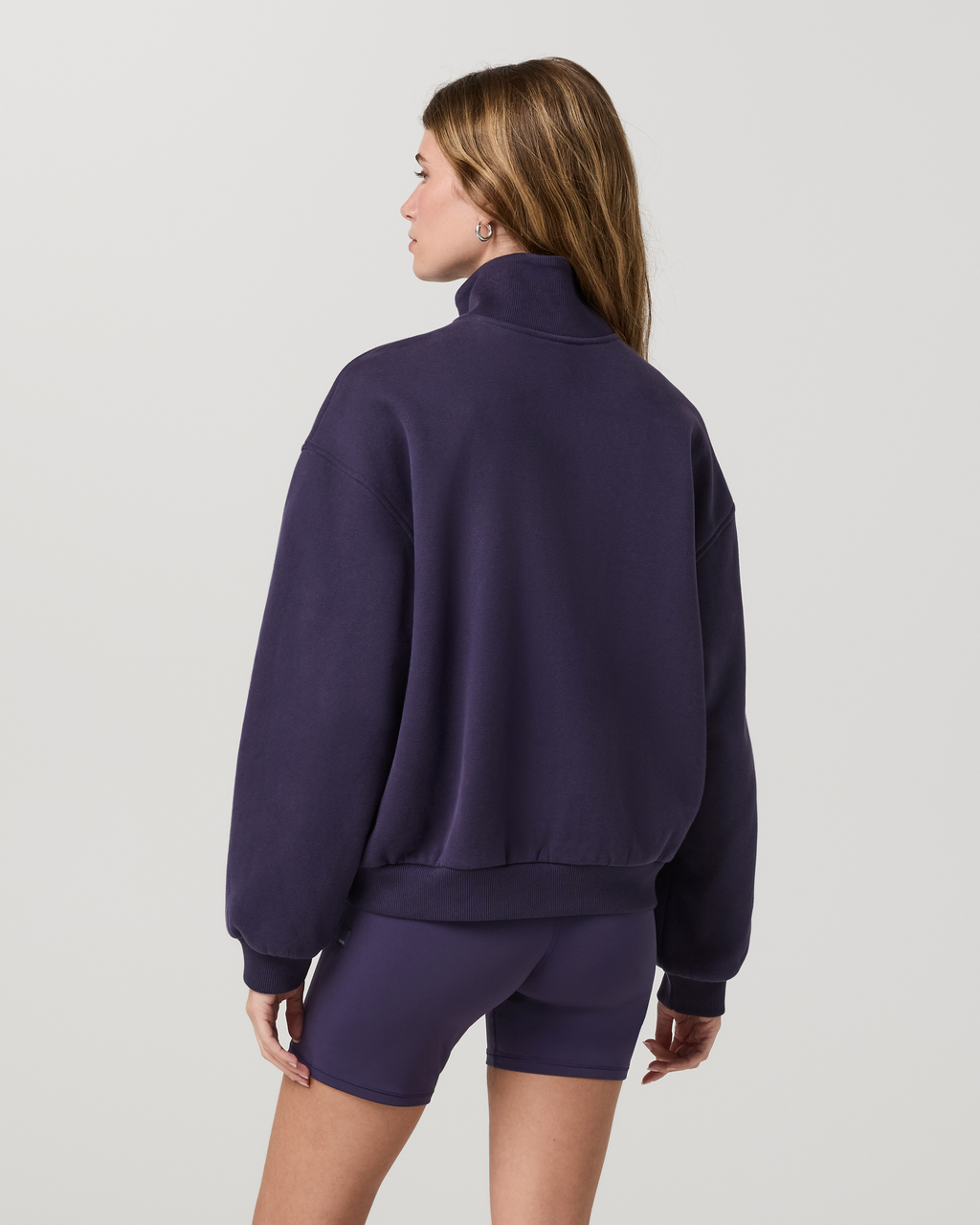 Restore Oversized Half Zip | Velvet Violet