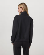 Granite Half Zip | Black Heather
