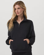 Granite Half Zip | Black Heather