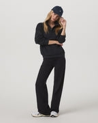 Granite Half Zip | Black Heather