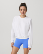 Sedona V-Neck Pullover | White
